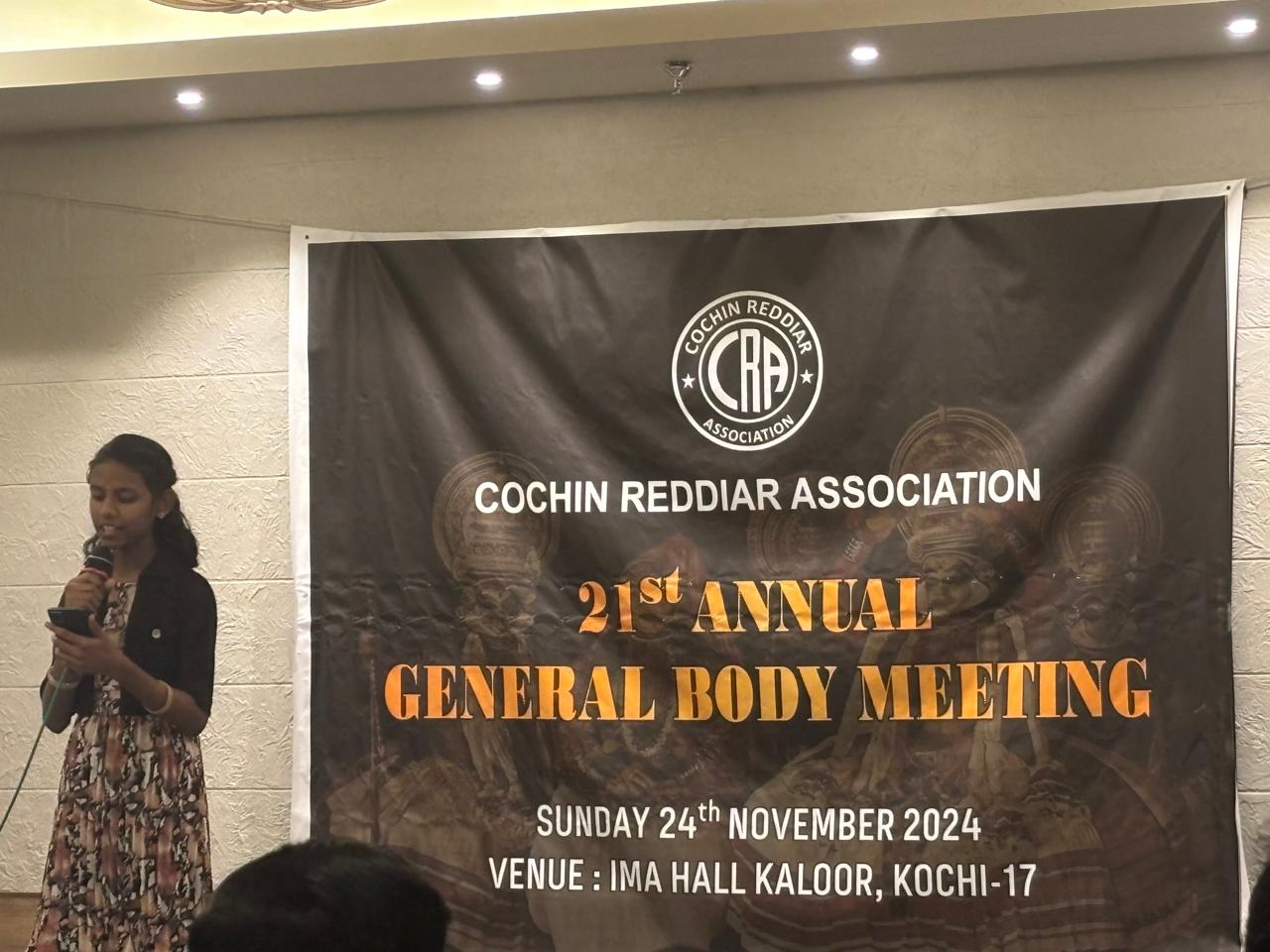 AGM Cochin Reddiar Association